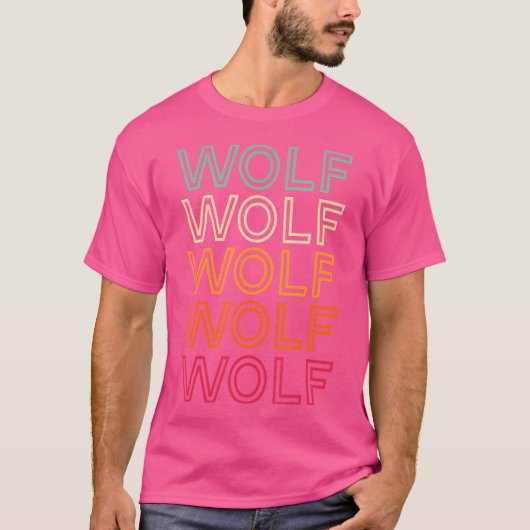オオカミ Tシャツ (正面)