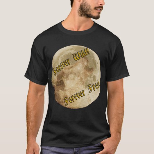 オオカミ Tシャツ (正面)
