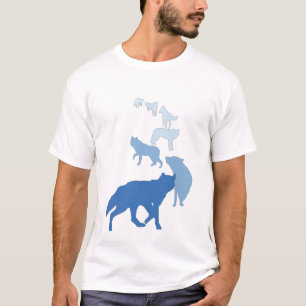 オオカミ Tシャツ