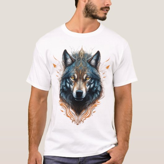 オオカミ Tシャツ (正面)