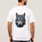 オオカミ Tシャツ (裏面)