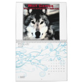 オオカミCalander カレンダー (2月 2027)