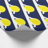 オオカミinムーンライトラップ紙 ラッピングペーパー (角)