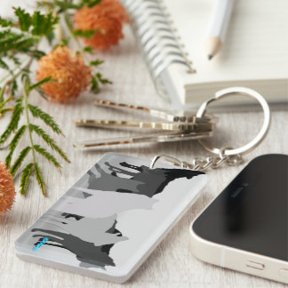 オオカミKeychain キーホルダー