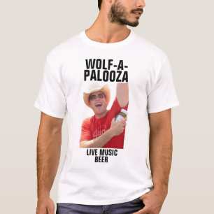 オオカミPalooza Tシャツ