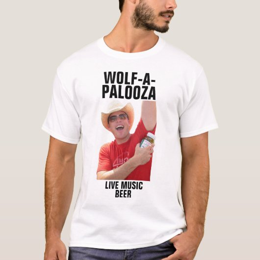 オオカミPalooza Tシャツ (正面)