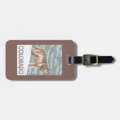 オオカミStandingColorado ラゲッジタグ (正面横)