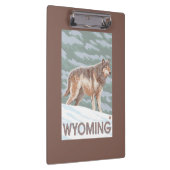 オオカミStandingWyoming クリップボード (右)