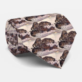 オオカミWinifred Austen,ヴィンテージ野生動物 ネクタイ (ロール)