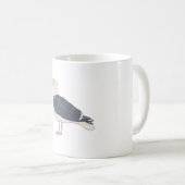 オオカモメの鳥の種の芸術 コーヒーマグカップ (正面右)