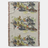 オオキツツキの絵 - オーデュボン スローブランケット (正面縦)