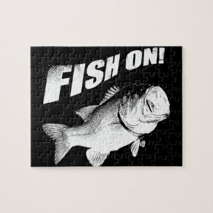 オオクチバスの魚 ジグソーパズル