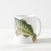 オオクチバス コーヒーマグカップ (正面右)