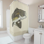 オオクチバス シャワーカーテン (インサイチュ)