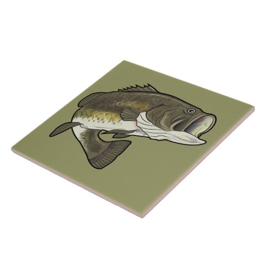 オオクチバス タイル (側面)