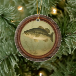オオクチバス ダークウッド クリスマス オブジェ セラミックオーナメント