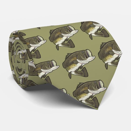 オオクチバス ネクタイ (ロール)