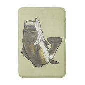 オオクチバス バスマット (正面縦)