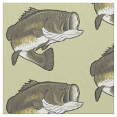 オオクチバス ファブリック (クローズアップ)