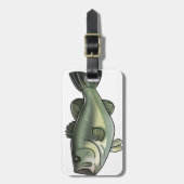 オオクチバス ラゲッジタグ (正面縦)