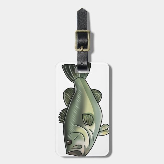 オオクチバス ラゲッジタグ (正面縦)