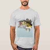 オオクチバス Tシャツ (正面)