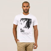 オオコウモリのTシャツ Tシャツ (正面フル)