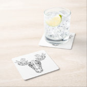 オオシカのインスパイア スクエアペーパーコースター (インサイチュ)