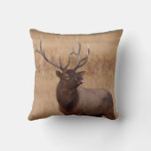 オオシカのラズベリー クッション (裏面)