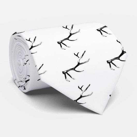 オオシカの枝角 ネクタイ (ロール)