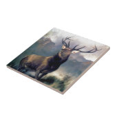 オオシカの野生動物の絵画 タイル (側面)