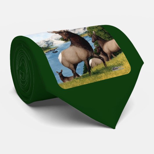 オオシカのWapiti ネクタイ (ロール)