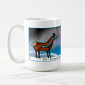 オオシカ-オーロラ コーヒーマグカップ (左)