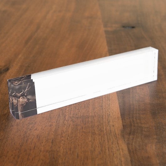 オオシカ デスクネームプレート (側面)