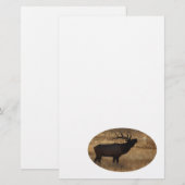 オオシカ 便箋 (正面/裏面)