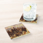 オオシカBull ガラスコースター (アングル)