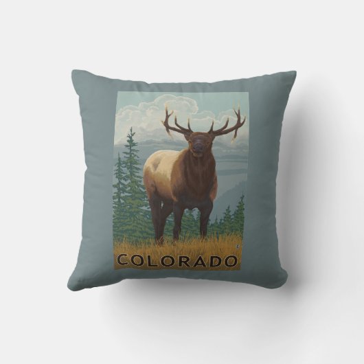 オオシカSceneColorado クッション (裏面)