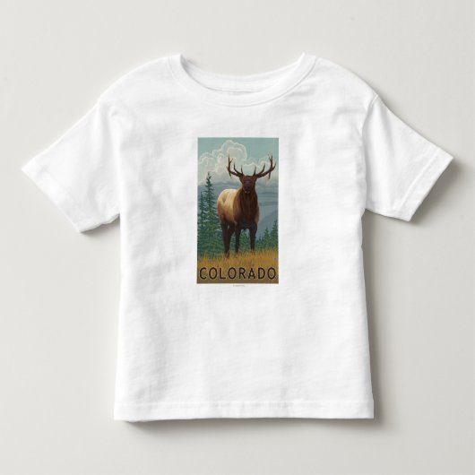 オオシカSceneColorado トドラーTシャツ (正面)
