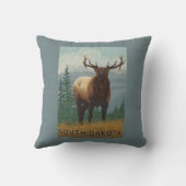 オオシカSceneSouthダコタ クッション (裏面)