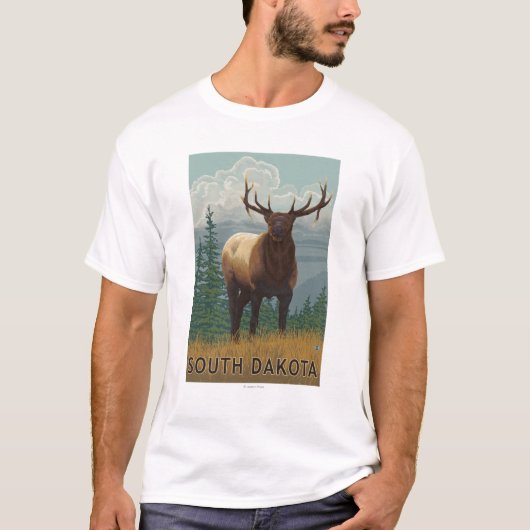 オオシカSceneSouthダコタ Tシャツ (正面)