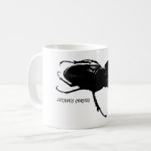 オオタカアブラムシルカヌスデザイン コーヒーマグカップ (正面左)