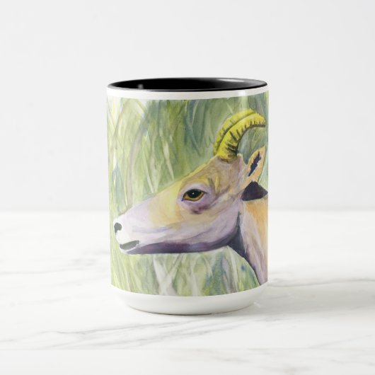 オオツノヒツジFemail マグカップ (中央)