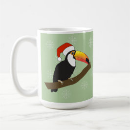 オオハシのクリスマス・スノーフレーク コーヒーマグカップ
