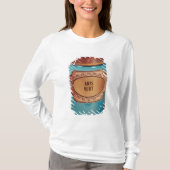 オオハシカッコウVertのためのラベルが付いている瓶に、c.1860薬剤を入れて下さい Tシャツ (正面)