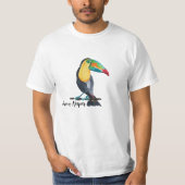 オオハシ キーパー 水彩イラスト Tシャツ (正面)