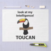 オオハシ 鳥 トロピカル おもしろい 薄葉紙 (クラフト)