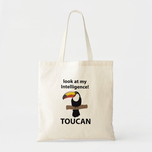 オオハシ Toco 鳥 楽しい トートバッグ (正面)