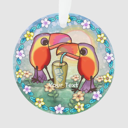 オオハシTea オーナメント (正面)