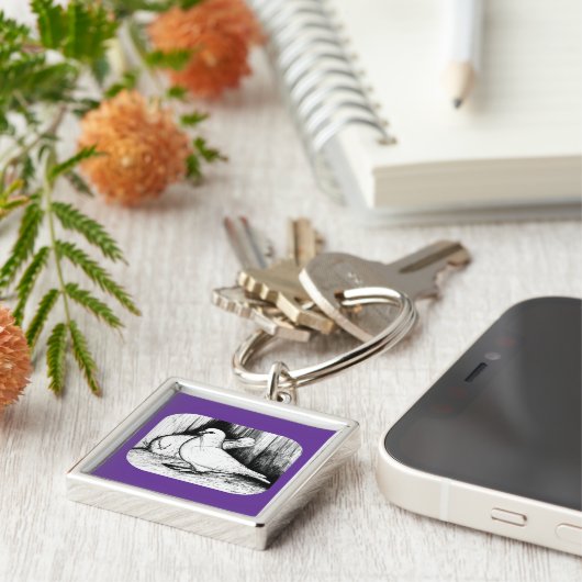 オオハト キーホルダー (側面)