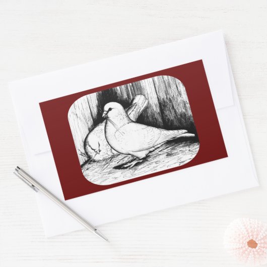 オオハト 長方形シール (封筒)